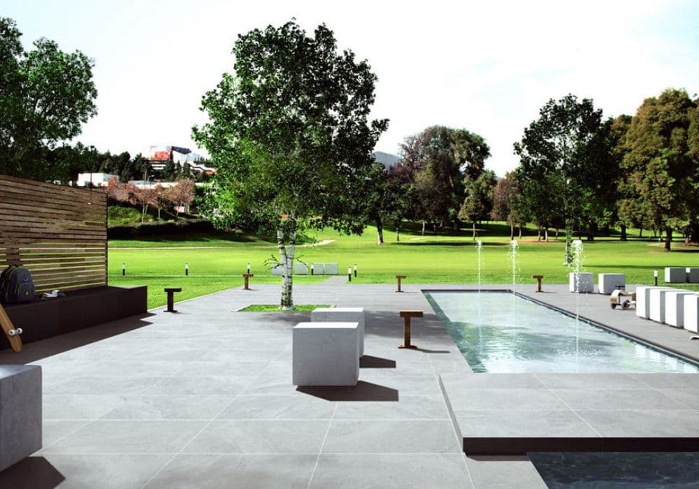 タイルの名古屋モザイク工業株式会社／20mm厚タイル「ノール」