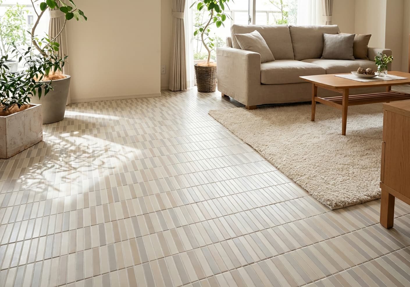 タイルの名古屋モザイク工業（株）／新製品「ピカディエットグラス」（アートモザイクタイル）